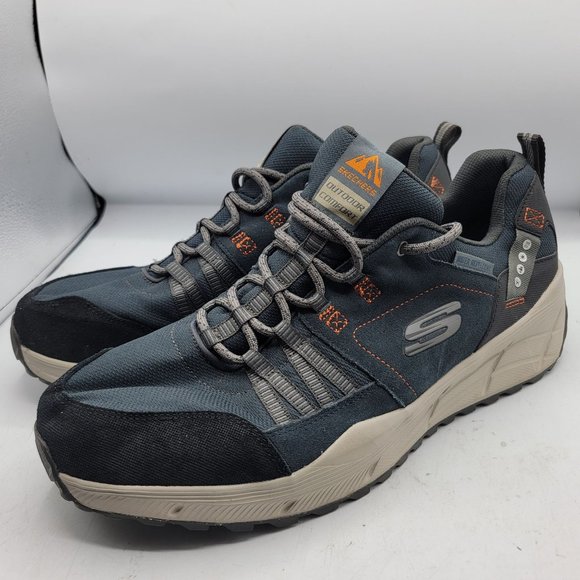 Skechers Equalizer 4.0 Mens 13 Navy Blue Water Resistance Trail Shoes 237023 - Picture 4 of 12